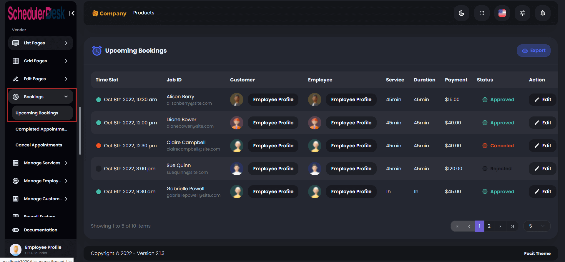 Unlimited Appointments