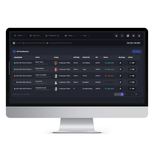 Manage Clients Manage Clients