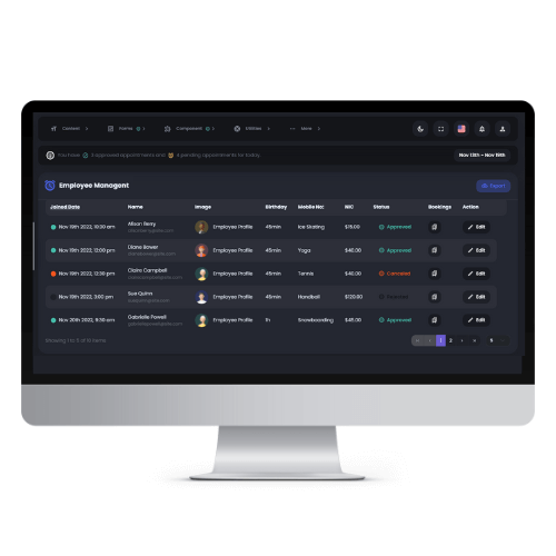 Manage Employees Manage Employees