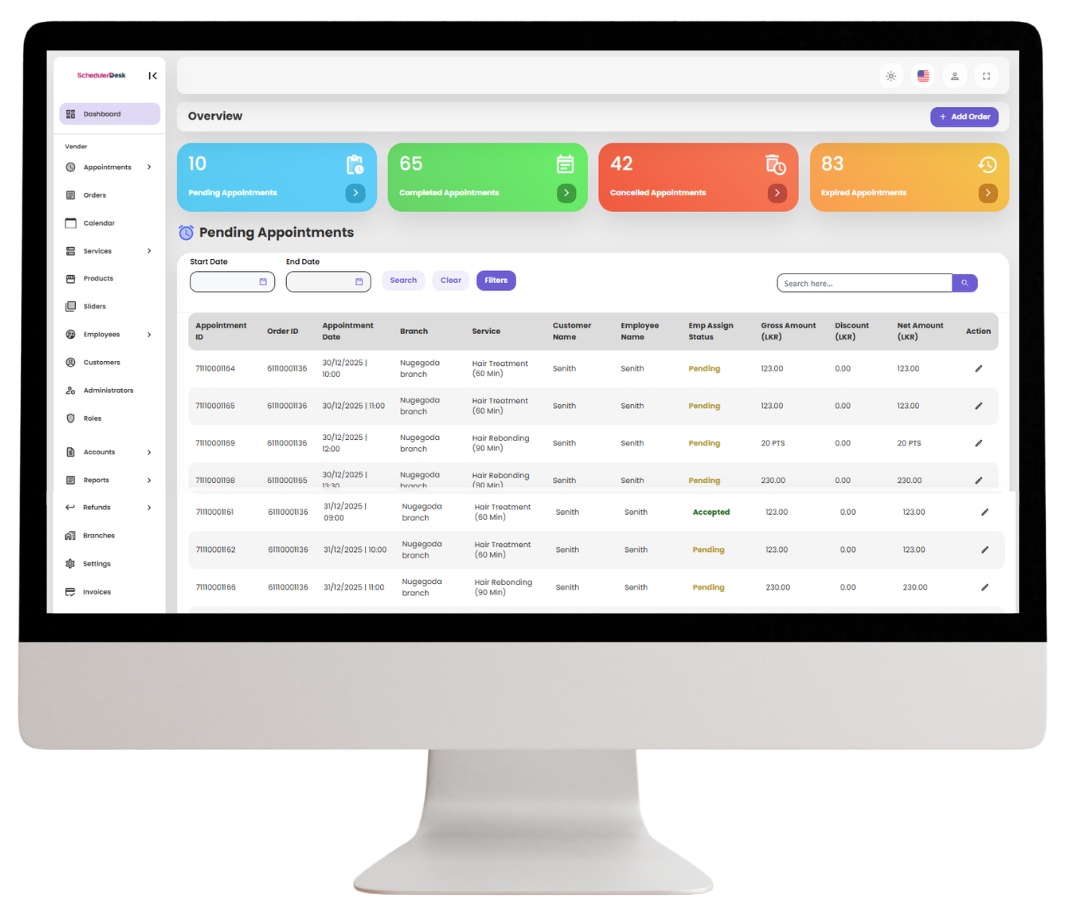 online-appointments-handling-system